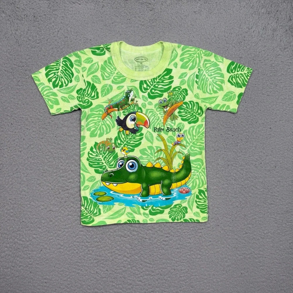 Kids Palm Beach Florida Animal Nature T-shirt‎